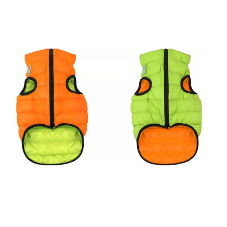 AiryVest Курточка двухсторонняя, размер M 50, оранжево-салатовая – интернет-магазин Ле’Муррр
