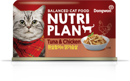 NUTRI PLAN Тунец с куриной грудкой в собственном соку для кошек – интернет-магазин Ле’Муррр